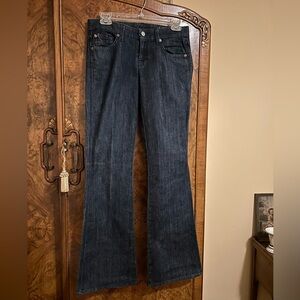 7 For All Mankind Jeans Size 26 A Pocket Brown Tag, estimated 2007